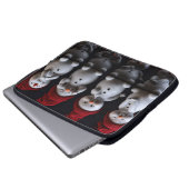 Snowman Design Laptop Sleeve (Vorne Knopf)