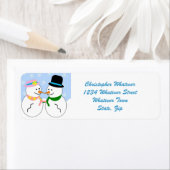 Snowman Design Rücksendeadresse (Insitu)