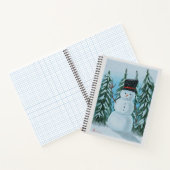 Snowman-Digitalmalerei Notizblock (Innenseite)