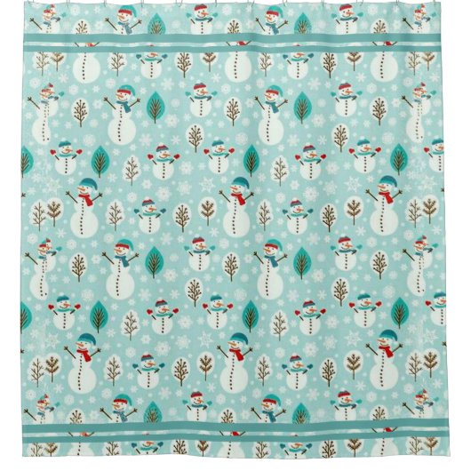 Snowman Duschvorhang (Vorderseite)