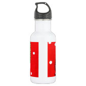 Snowman Edelstahlflasche (Rückseite)