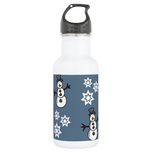 Snowman Edelstahlflasche (Vorderseite)