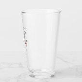 Snowman Editable Glass Glas (Links)