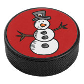Snowman Eishockey Puck (3/4)