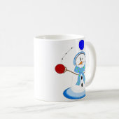Snowman Entertainer Kaffeetasse (VorderseiteRechts)