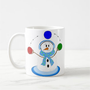 Snowman Entertainer Kaffeetasse