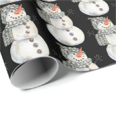 SNOWMAN EVERYWERE GESCHENKPAPIER (Rolleneckpunkt)