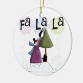 Snowman Fa La Christmas Keepake Ornament (Links)
