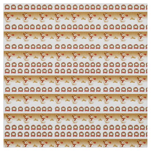Snowman Fabric Stoff (Muster)