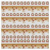 Snowman Fabric Stoff (Nahaufnahme)