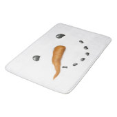 SNOWMAN FACE BADEMATTE (Schrägansicht)