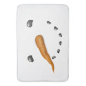 SNOWMAN FACE BADEMATTE (Vorderseite Vertikal)
