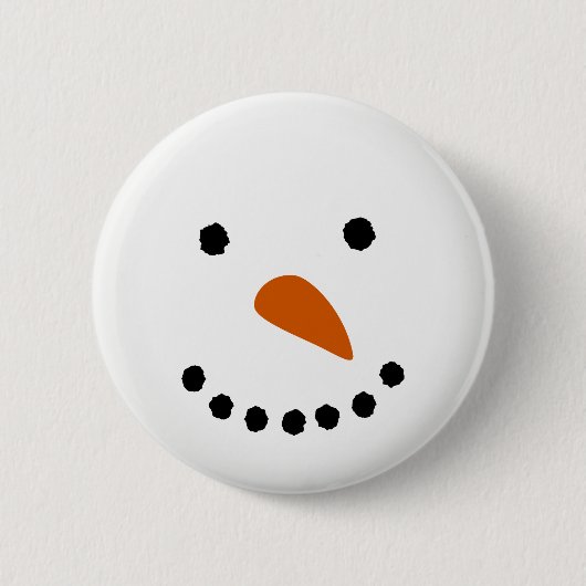 Snowman Face Button (Vorderseite)
