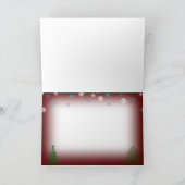 Snowman Face Card Feiertagskarte (Innenseite)