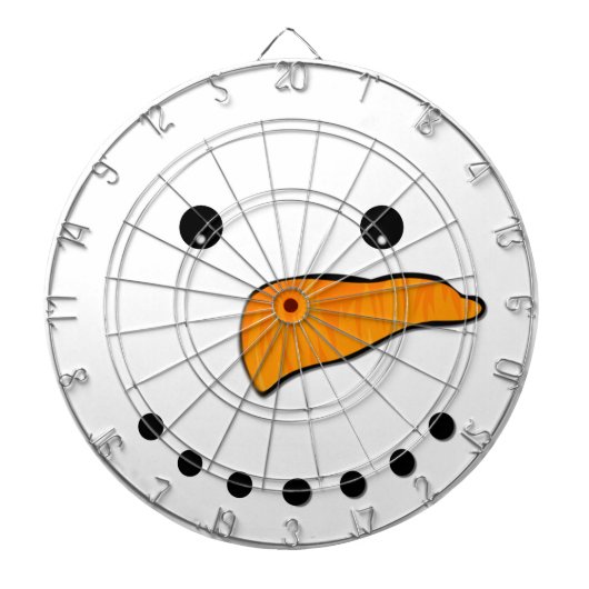 Snowman Face Dartscheibe (vorne)