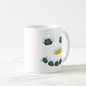 Snowman Face Design Kaffeetasse (VorderseiteRechts)