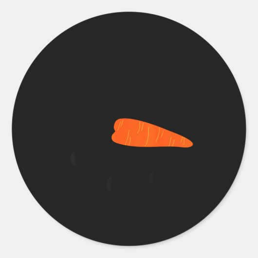 Snowman Face Eyelashes For Women Christmas Winter  Runder Aufkleber (Vorderseite)