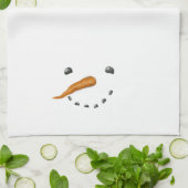 SNOWMAN FACE GESCHIRRTUCH (Gefaltet)