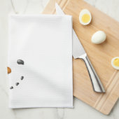 SNOWMAN FACE GESCHIRRTUCH (Viertel Falte)