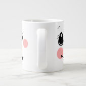 Snowman Face Jumbo-Tasse (Rückseite)