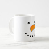 Snowman Face Kaffeetasse (Vorderseite Links)
