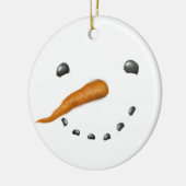 SNOWMAN FACE KERAMIK ORNAMENT (Links)