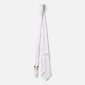 Snowman Face Krawatte (Rückseite)