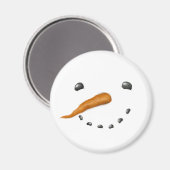 SNOWMAN FACE MAGNET (Vorderseite/Rückseite)