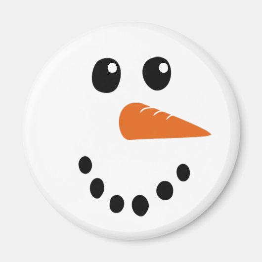 Snowman Face Magnet (Vorne)
