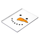 Snowman Face Notizblock (Linke Seite)
