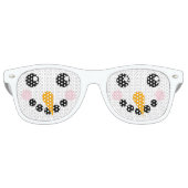 Snowman Face Partybrille (Vorderseite)