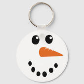 Snowman Face Schlüsselanhänger (Vorderseite)