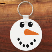 Snowman Face Schlüsselanhänger (Vorderseite)