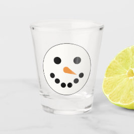 Snowman Face Schnapsglas