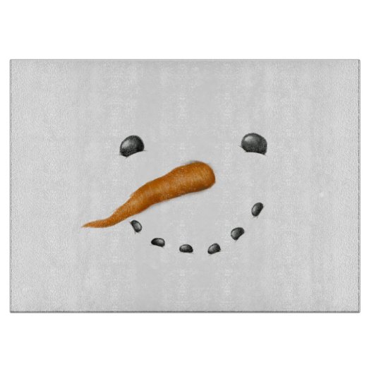 SNOWMAN FACE SCHNEIDEBRETT (Vorderseite)