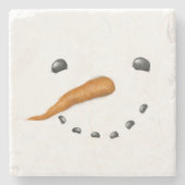 SNOWMAN FACE STEINUNTERSETZER (Vorderseite)