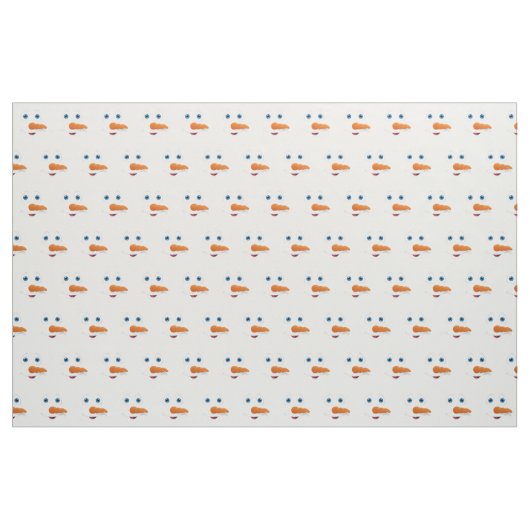 Snowman Face Stoff (Yard (91,4 cm))