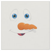 Snowman Face Stoff (Nahaufnahme)