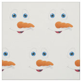Snowman Face Stoff (Muster)