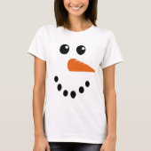 Snowman Face T - Shirt (Vorderseite)