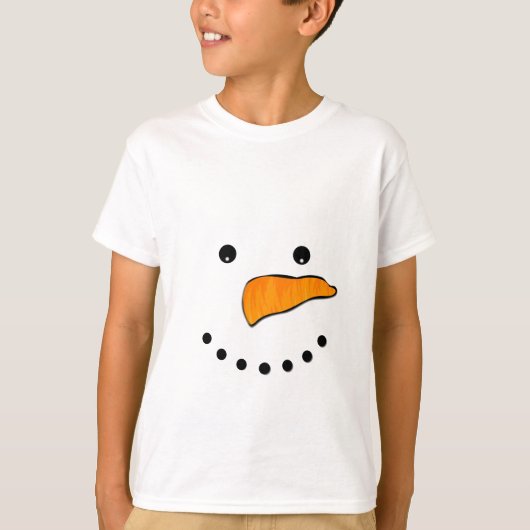 Snowman Face T-Shirt (Vorderseite)