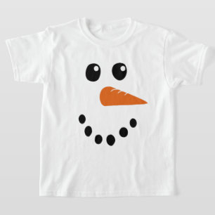 Snowman Face T-Shirt