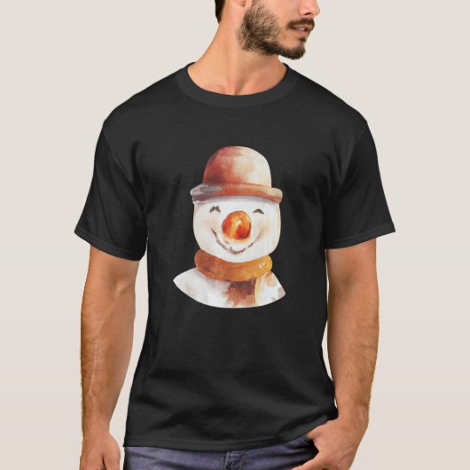 Snowman Face T-Shirt (Vorderseite)