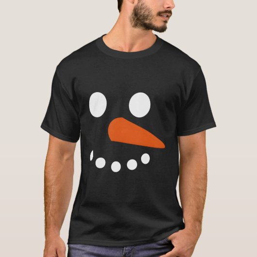 Snowman Face T-Shirt (Vorderseite)