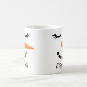 Snowman Face Tasse | Individuelle Tasse (Mittel)