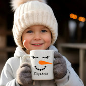 Snowman Face Tasse | Individuelle Tasse