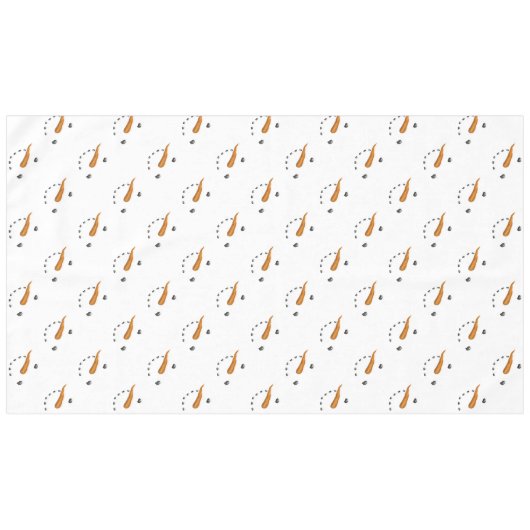 SNOWMAN FACE TISCHDECKE (Vorderseite (Horizontal))