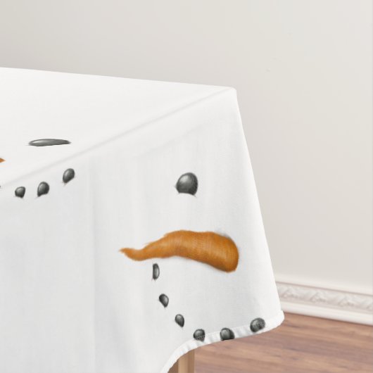 SNOWMAN FACE TISCHDECKE (Beispiel)