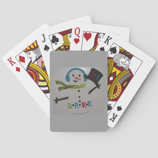 SNOWMAN FAITH PLAYCARDS SPIELKARTEN (Rückseite)