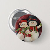 Snowman-Familie - Button (Vorne & Hinten)